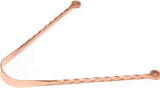 Tongue Scraper Cleaner (2 Pack) For Daily Oral Hygiene - Plastic Free Antibacterial Copper Metal - Dentist Recommended For Dental Hygiene & Fresh Breath By Absolute Ayurvedic