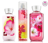 Bath & Body Works Signature Collection Cherry Blossom Gift Set ~ Shower Gel ~ Body Lotion & Fragrance Mist. Lot of 3