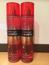 (Set of 2) - Bath & Body Works Fragrance Mist, A Thousand Wishes. 8fl oz/ 236ml Each