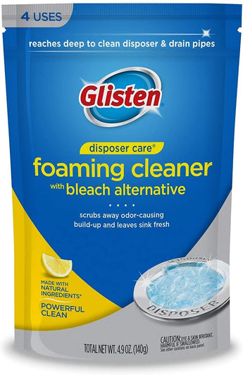 Glisten Garbage Disposer Cleaner, Lemon, 4 ct-2 pk