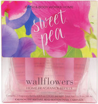 Bath Body Works Sweet Pea Wallflowers Home Fragrance Refills 2 Bulbs