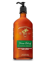 Bath & Body Works Aromatherapy Stress Relief - Eucalyptus + Spearmint Body Lotion, 6.5 Fl Oz