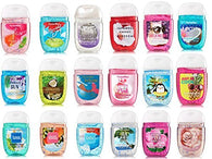 Bath and Body Works Anti-Bacterial Hand Gel 5-Pack PocketBac Sanitizers, Assorted Scents, 1 fl oz each