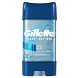 Gillette Cool Wave Clear Gel Deodorant 3.8 oz each - 1 Bulk Pack ( Total 5 Units Individual 3.8 oz)