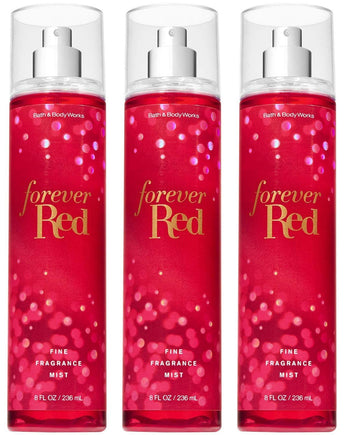 Bath and Body Works Forever Red Fine Fragrance Mist, 8.0 Fl Oz, 3-Pack (Packaging May Vary)
