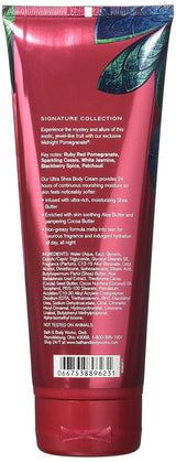 Bath & Body Works Ultra Shea Body Cream Midnight Pomegranate Scent 8 Oz