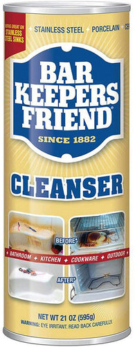 Bar Keepers Friend Powdered Cleanser 21-Ounces (2-Pack)