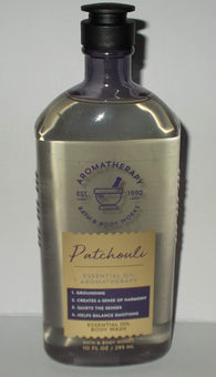Bath and Body Works Aromatherapy PATCHOULI Essential Oil Body Wash 10 Fluid Ounce