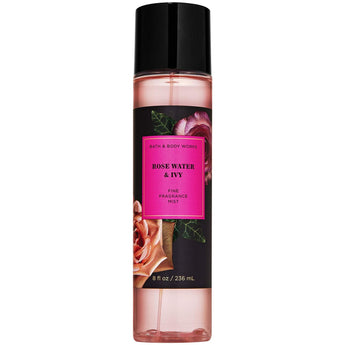 Bath and Body Works ROSE WATER & IVY Fine Fragrance Mist 8 Fluid Ounce, 2020 Edition
