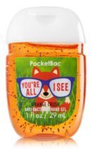 Bath and Body Works Anti-Bacterial Hand Gel 5-Pack PocketBac Sanitizers, Assorted Scents, 1 fl oz each