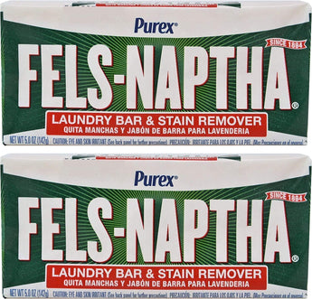 Fels Naptha Laundry Soap Bar & Stain Remover - Pack of 2