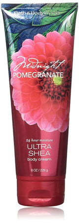 Bath & Body Works Ultra Shea Body Cream Midnight Pomegranate Scent 8 Oz