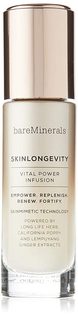 bareMinerals SkinLongevity Vital Power Infusion Serum, 1.7 Ounce