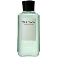 Bath and Body Works Men's Collection FRESHWATER 2-IN-1 Hair and Body Wash 10 Fluid Ounce