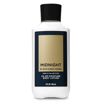 Bath and Body Works Signature Collection Body Lotion Midnight For Men, 8 Ounce