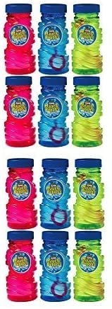 Amscan Fun Filled Summer Super Miracle Bubble Makers Party Activity, Multicolor, 4 oz (Value 12-Pack)
