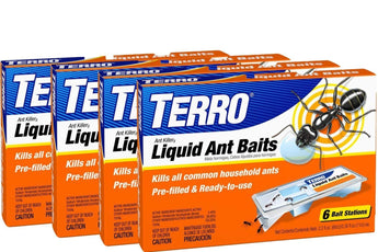 TERRO PreFilled Liquid Ant Killer II Baits, 4-Pack