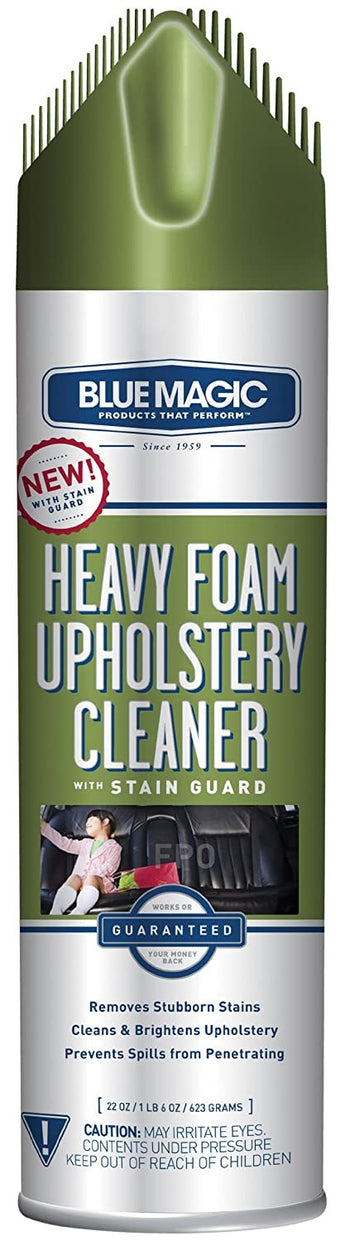 Blue Magic 914 Heavy Foam Upholstery Cleaner with Stain Guard - 22 oz.