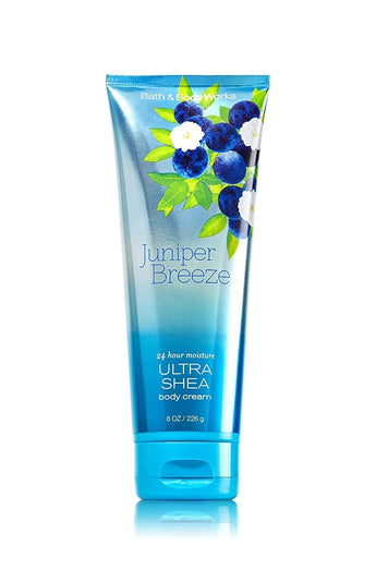 Bath & Body Works Juniper Breeze Ultra Shea 24 Hour Moisture Body Cream 8 oz, 226 g