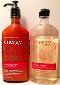 Bath & Body Works Aromatherapy Stress Relief - Eucalyptus + Spearmint Body Lotion, 6.5 Fl Oz + Body Wash & Foam Bath, 10 Fl Oz