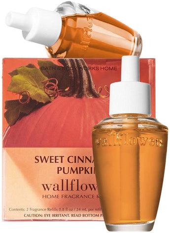 Sweet Cinnamon Pumpkin Wallflowers - SIX Refill Bulbs - Bath & Body Works