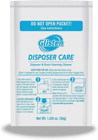 Glisten Disposer Care Foaming Cleaner, Lemon Scent, 8 Use