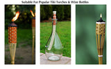 Absolute Products Store Fiberglass Replacement Tiki Torch Wicks - 1/2 by 10 Inch Long For Your Summer Craft Projects