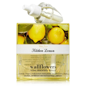 Bath & Body Works Wallflowers Home Fragrance Refill Bulbs 2 Pack Kitchen Lemon