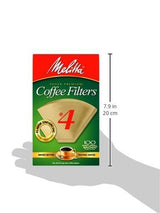 Melitta Cone Coffee Filters Natural Brown #4 100 count