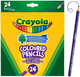 Crayola Colouring Pencils - Assorted Colours (Pack of 24) | A Must-Have for All Kids Arts & Crafts Sets | Ideal for Kids Aged 3+