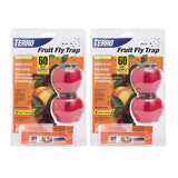 Terro Fruit Fly Trap - 4 Pack (2 Packages Containing 2 Traps Each)
