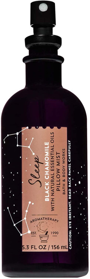 Bath and Body Works Aromatherapy SLEEP - BLACK CHAMOMILE Pillow Mist with Natural Essential Oils 5.3 Fluid Ounce