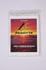 Absolute Products Store Fiberglass Replacement Tiki Torch Wicks - 1/2 by 10 Inch Long For Your Summer Craft Projects