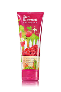 Bath & Body Works Signature Sun Ripened Raspberry Body Cream 8 oz