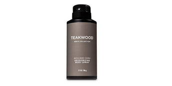 Bath & Body Works Teakwood Men's Deodorizing Body Spray 3.7 Oz.