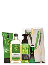 Bath and Body Works EUCALYPTUS SPEARMINT Aromatherapy Gift Bag Set - Body Cream - Body Wash & Foam Bath - Hand Soap and Hand Cream