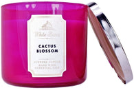 White Barn Bath and Body Works 3 Wick Scented Candle Cactus Blossom 14.5 Ounce