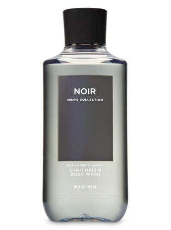 Bath and Body Works Men's Collection 2 in 1 Hair and Body Wash NOIR.