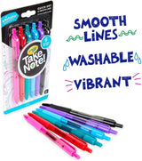 Crayola Medium Point Washable Gel Pens Set, School and Adult Coloring Supplies, 6 count