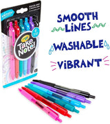 Crayola Medium Point Washable Gel Pens Set, School and Adult Coloring Supplies, 6 count