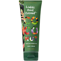 Bath and Body Works for 2018 Waikiki Beach Coconut Body Cream w Tahitian Monoi Oil 8 oz