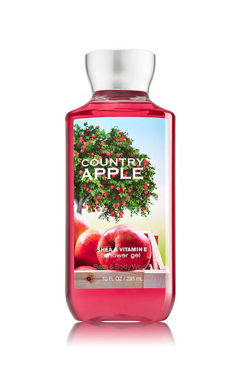 Bath and Body Works Country Apple Shower Gel 10 Ounce Bottle