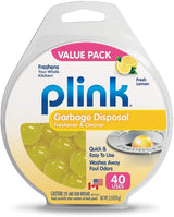Plink Garbage Disposal Cleaner and Sink Deodorizer with Clean Lemon Scent. Get Rid of The Stink. 40-Count.