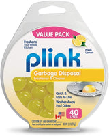 Plink Garbage Disposal Cleaner and Sink Deodorizer with Clean Lemon Scent. Get Rid of The Stink. 40-Count.