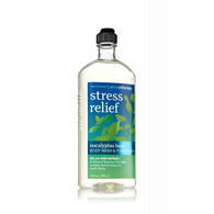 Bath & Body Works Aromatherapy Stress Relief Eucalyptus Basil Body Wash 10 Oz.