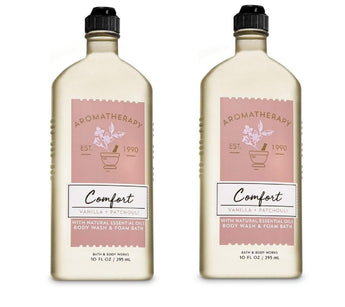 Bath and Body Works Aromatherapy Comfort Shower Gel 2 Pack (Vanilla and Patchouli)