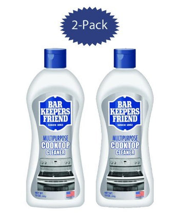 Bar Keepers Friend Cooktop Cleaner 13-Ounce Bottle 2pk