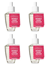 Bath and Body Works Japanese Cherry Blossom Wallflower Fragrance Refill. 4 Pack 0.8 Oz