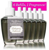Bath & Body Works MAHOGANY TEAKWOOD 6-Pack Wallflowers Refill