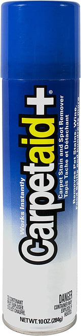 Carpet Aid Stain Remover – Carpet Cleaner Solution & Upholstery Cleaner for Tough Stains like Traffic, Dirt, Oil, Pet Accidents & Wine Spills – 100% Recyclable Can (10oz)